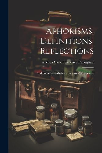 Cover image for Aphorisms, Definitions, Reflections