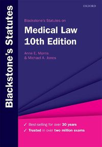 Cover image for Blackstone's Statutes on Medical Law