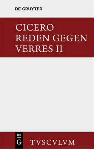 Cover image for Die Reden Gegen Verres / In C. Verrem: Lateinisch - Deutsch