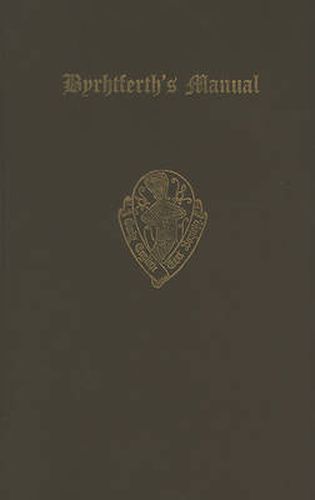 Cover image for Byrthferth's Manual vol I Text, translation, sources, and appendices