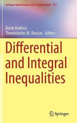 Cover image for Differential and Integral Inequalities