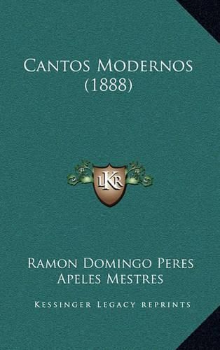 Cover image for Cantos Modernos (1888)