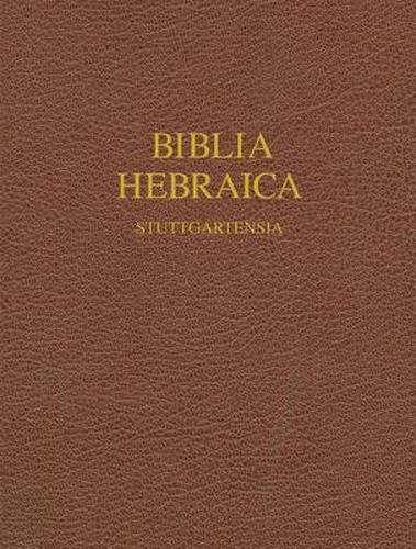 Cover image for Biblia Hebraica Stuttgartensia