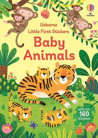 Cover image for Little First Stickers Baby Animals