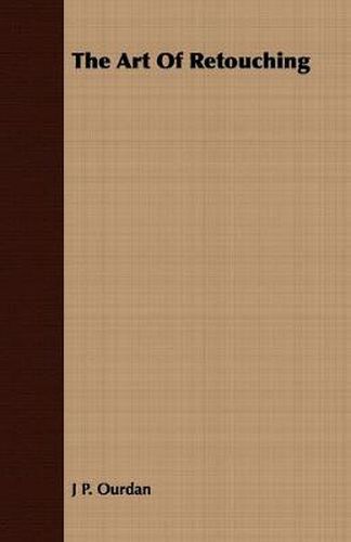 Cover image for The Art Of Retouching