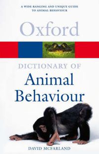 Cover image for A Dictionary of Animal Behaviour