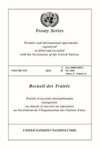 Cover image for Treaty Series 2921 (English/French Edition)