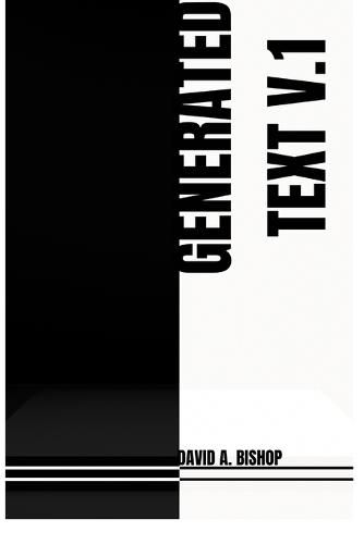 Cover image for Generated Text, V.1