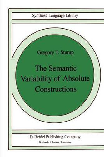 Cover image for The Semantic Variability of Absolute Constructions