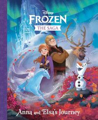 Cover image for The Frozen Saga: Anna and Elsa's Journey (Disney Frozen)