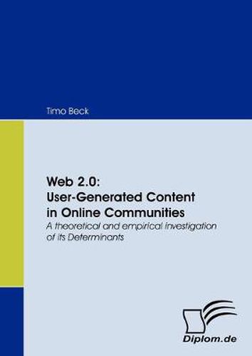 Cover image for Web 2.0: User-Generated Content in Online Communities