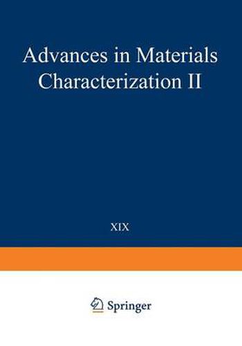 Cover image for Advances in Materials Characterization II