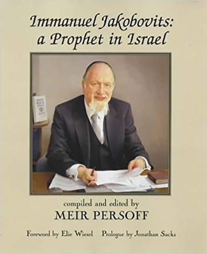 Cover image for Immanuel Jakobovits: A Prophet in Israel