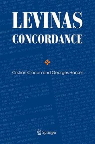 Cover image for Levinas Concordance