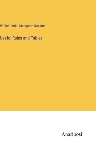 Cover image for Useful Rules and Tables