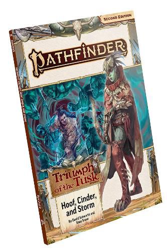Cover image for Pathfinder Adventure Path: Hoof, Cinder, and Storm (Triumph of the Tusk 2 of 3) (P2)