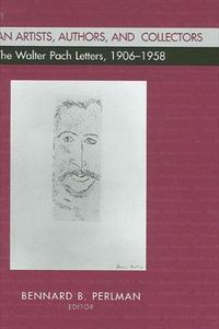 Cover image for American Artists, Authors, and Collectors: The Walter Pach Letters 1906-1958