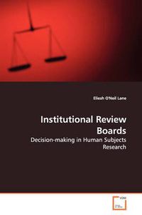 Cover image for Institutional Review Boards