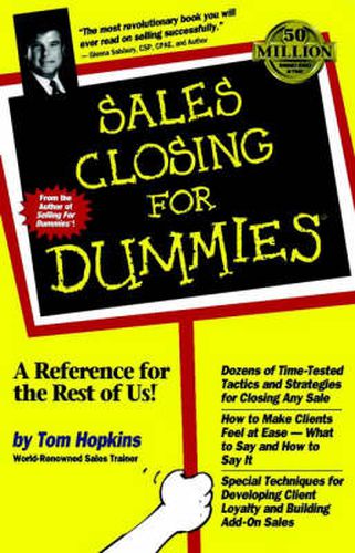 Cover image for Sales Closing For Dummies