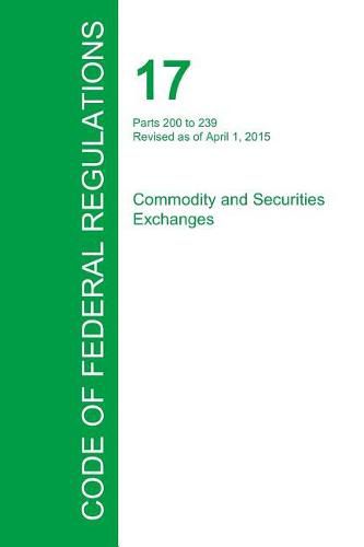 Cover image for Code of Federal Regulations Title 17, Volume 3, April 1, 2015