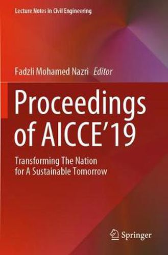 Cover image for Proceedings of AICCE'19: Transforming the Nation for a Sustainable Tomorrow