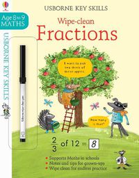 Cover image for Wipe-clean Fractions 8-9