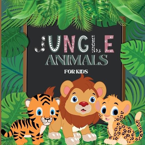 Cover image for Jungle Animals Book for Kids