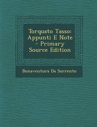 Cover image for Torquato Tasso