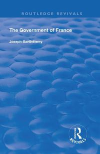 Cover image for The Government of France