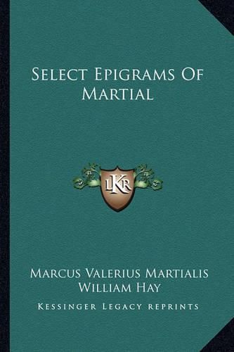 Select Epigrams of Martial