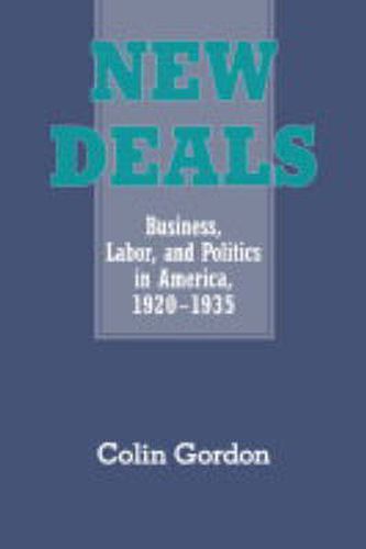 Cover image for New Deals: Business, Labor, and Politics in America, 1920-1935