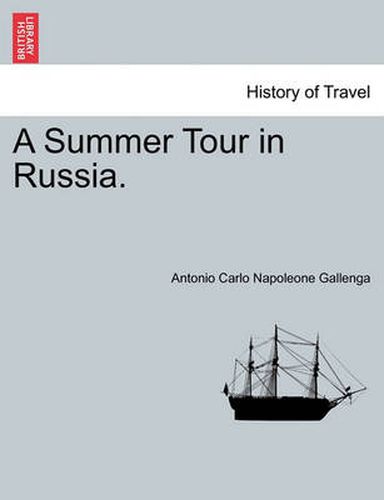 Cover image for A Summer Tour in Russia.