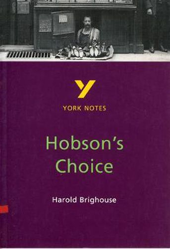 Cover image for Hobson's Choice: York Notes for GCSE