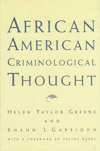 Cover image for African American Criminological Thought