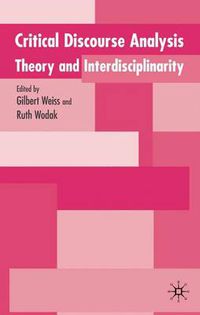 Cover image for Critical Discourse Analysis: Theory and Interdisciplinarity