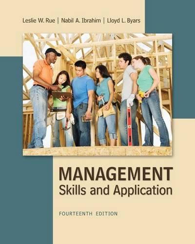 Cover image for Management: Skills and Application