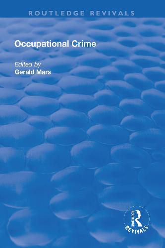 Cover image for Occupational Crime