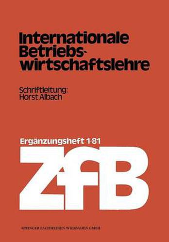 Internationale Betriebswirtschaftslehre