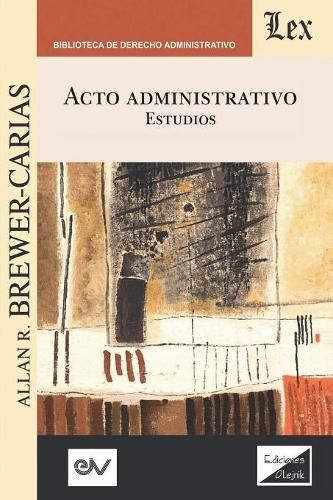 Cover image for Acto Administrativo. Estudios