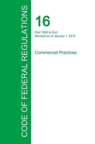 Cover image for Code of Federal Regulations Title 16, Volume 2, January 1, 2015