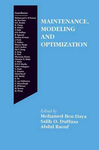 Cover image for Maintenance, Modeling and Optimization