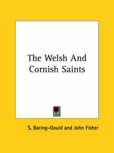 Cover image for The Welsh and Cornish Saints