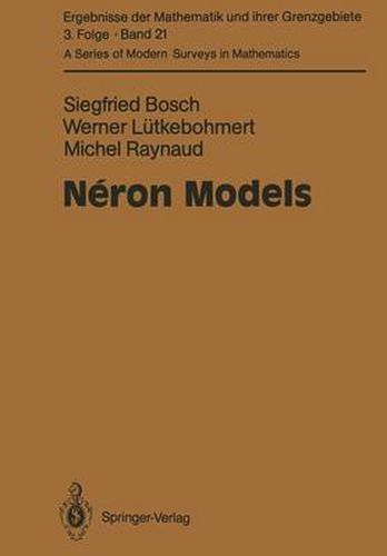 Cover image for Neron Models