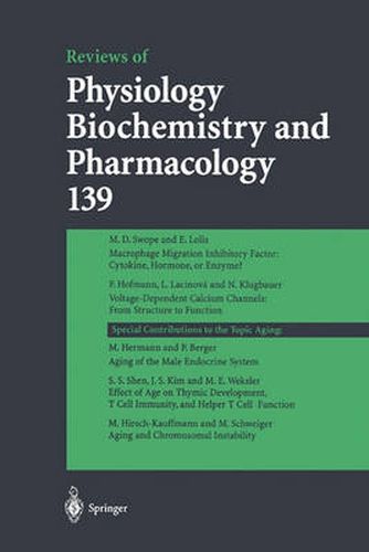 Reviews of Physiology, Biochemistry and Pharmacology 139