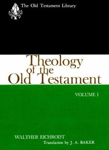 Cover image for Theology of the Old Testament, Volume One