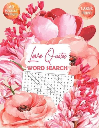 Cover image for Love Quotes Word Search