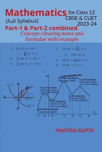 Cover image for Mathematics for class 12 (CBSE & CUET) Full Syllabus