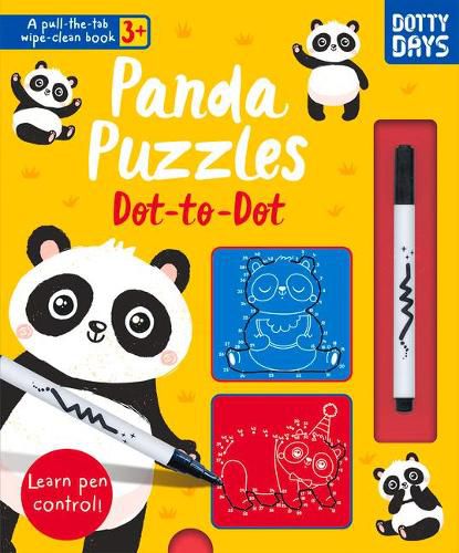 Panda Puzzles - Pull Tab Wipe Clean