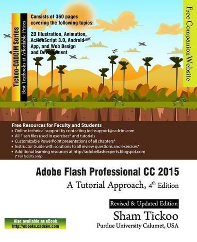 Cover image for Adobe Flash Professional CC 2015: A Tutorial Approach