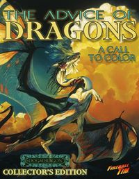 Cover image for THE ADVICE OF DRAGONS - A Call to Color Coloring Book